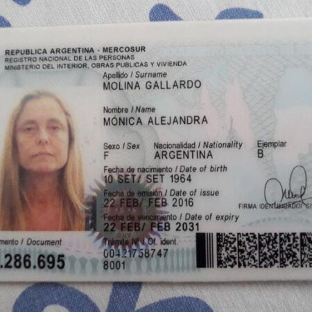 Buy Argentina ID Card