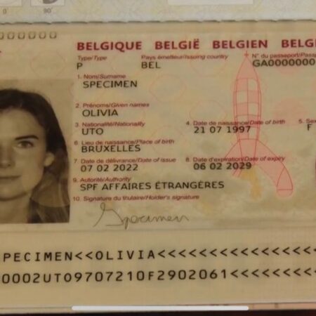 Buy Fake Belgium Passport Online