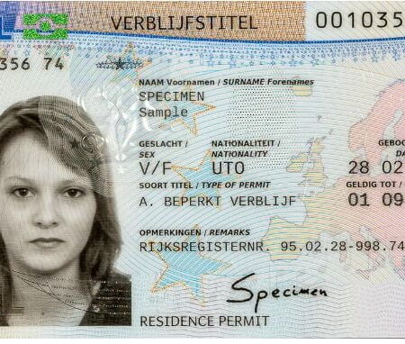 Buy Belgium Residence Permit Card