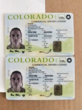 Colorado Driver's License ID Card