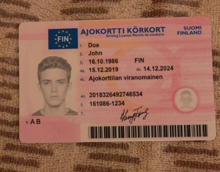 Finland Driver's License