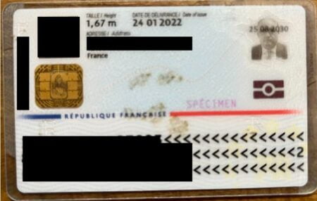 France ID Card new