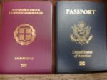 Greece passport and ID card