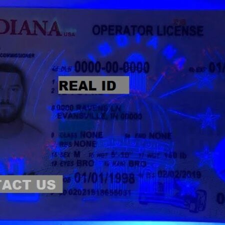 Indiana Driver's License ID Card