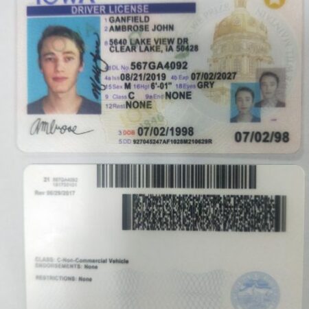 Buy Iowa Driver's License and ID Card