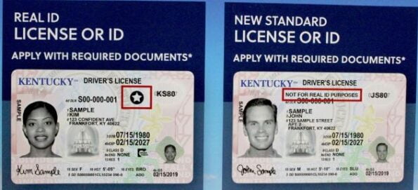 Kentucky Driver's License ID Card