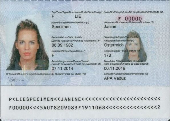 Buy Liechtenstein Passport
