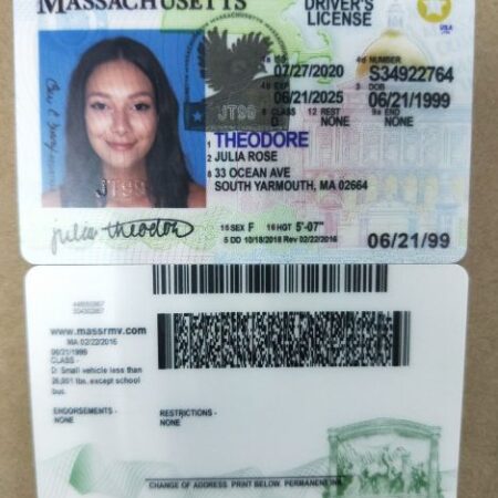 Buy Massachusetts Driver's License and ID Card