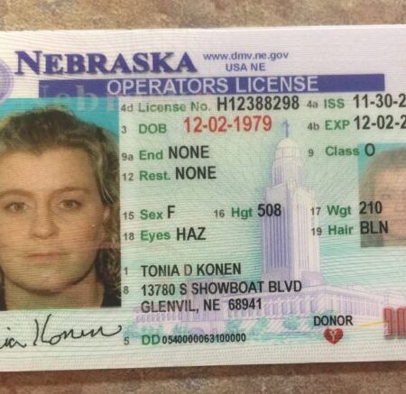 Buy Nebraska Driver's License and ID Card