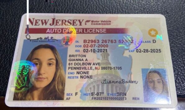Buy New Jersey Driver's License and ID Card
