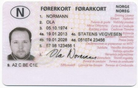 Norway Driver's License