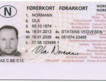 Norway Driver's License