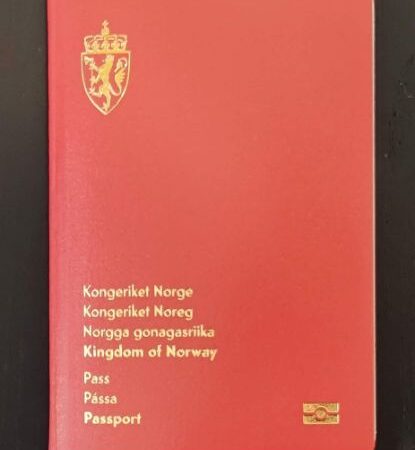 Norway Passport Original