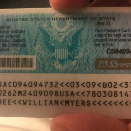 Passport Card US