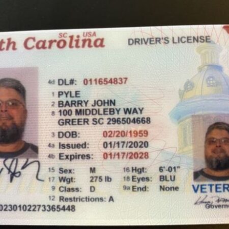 Buy South Carolina Driver's License and ID Card