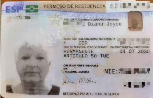 Spanish Residence Permit Card 002
