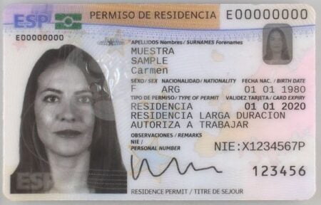 Buy Spanish Residence Permit Card