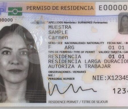 Buy Spanish Residence Permit Card