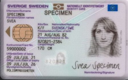 Buy Sweden ID card online