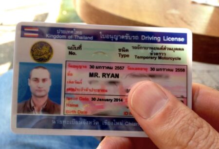 Thai Driver's License