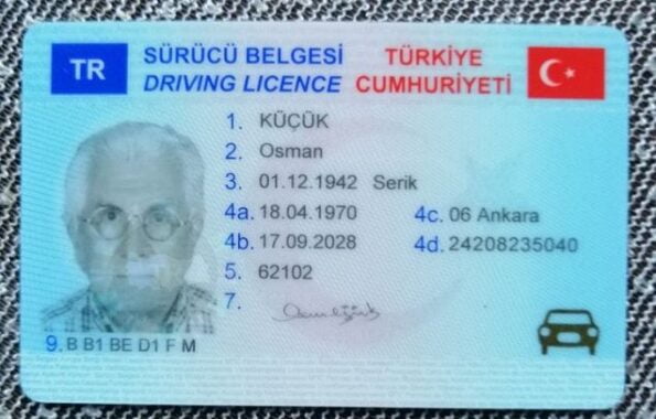 Buy Turkey Driving License