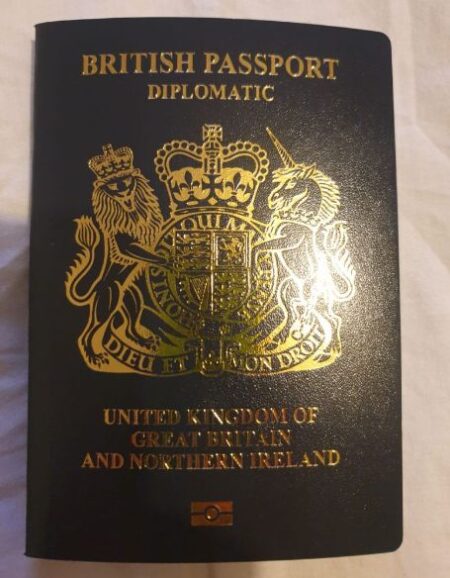 UK Diplomatic passport