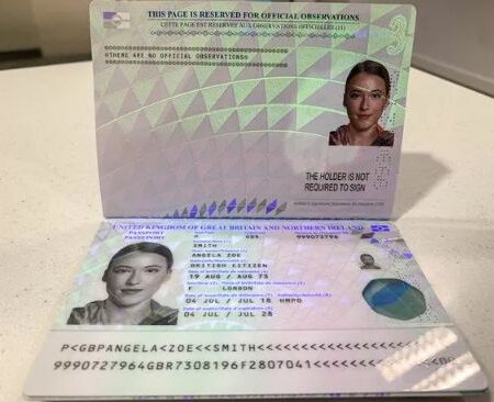 Buy original UK passport