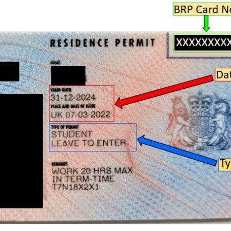 UK Biometric RP card