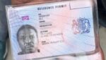 UK Permanent Residence Permit Card