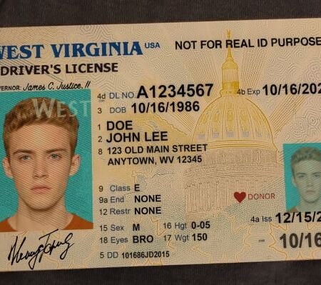 West Virginia Driver's License and ID Card