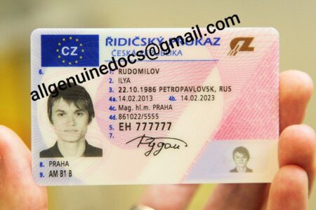 Czech Republic Driving Licence