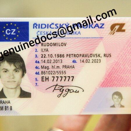 Czech Republic Driving Licence